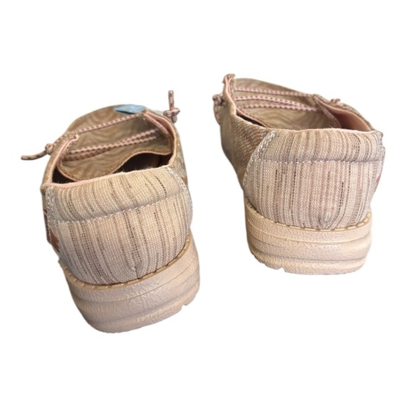 Hey Dude Girls Wendy Woven Zebra Terra Stripe Slip On Shoes Size K13 - Picture 9 of 14